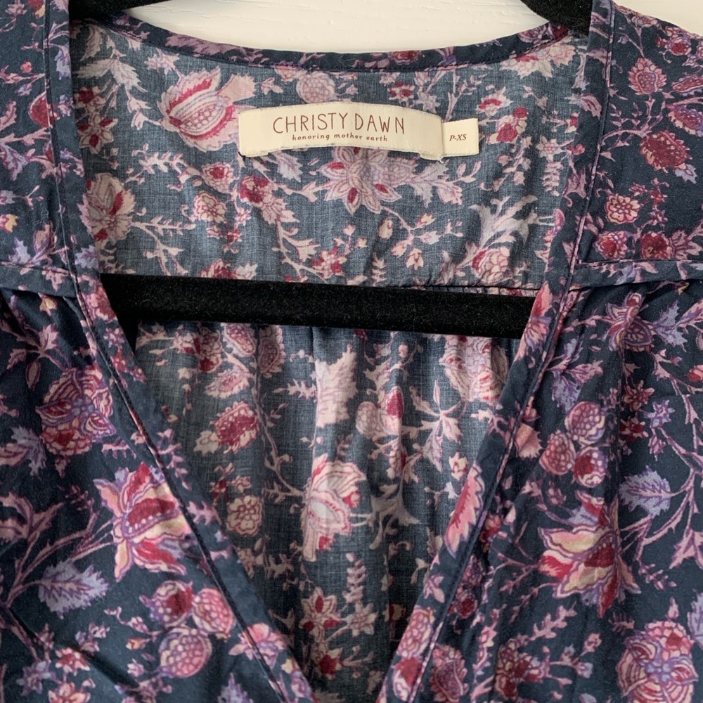 Christy Dawn, “The Simple Dawn Dress”, Blooming Pomegranate, Petite XS - Picture 4 of 7